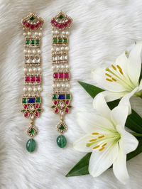 Jadau Drop Earrings