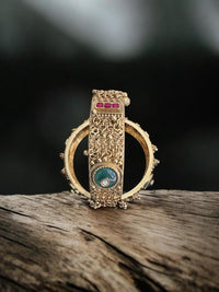 Regal Emerald Kundan Heritage Kada
